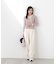 〈a／mie〉カットイージータックパンツ
