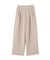 〈a／mie〉カットイージータックパンツ