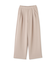 〈a／mie〉カットイージータックパンツ