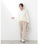〈a／mie〉カットイージータックパンツ