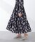 フラワープリントワンピース