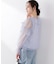 チュールラッフルブラウス　26SS
