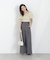 ウエストリブワイドパンツ　26SS