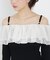 〈a／mie〉フリルリブニット　26SS