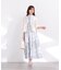 2wayスリーブ花柄シャーリングワンピース 26SS