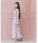 2wayスリーブ花柄シャーリングワンピース 26SS