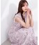 2wayスリーブ花柄シャーリングワンピース 26SS