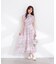 2wayスリーブ花柄シャーリングワンピース 26SS