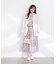 2wayスリーブ花柄シャーリングワンピース 26SS