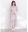 2wayスリーブ花柄シャーリングワンピース 26SS