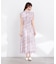 2wayスリーブ花柄シャーリングワンピース 26SS