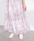 2wayスリーブ花柄シャーリングワンピース 26SS