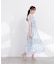 2wayスリーブ花柄シャーリングワンピース 26SS