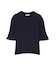 部分シアー半袖ニット 26SS