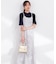 部分シアー半袖ニット 26SS
