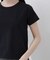 〈a／mie〉オーガニック接触冷感チャーム付きTシャツ 26SS