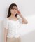 〈a／mie〉パフスリーブドロストブラウス 26SS