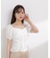 〈a／mie〉パフスリーブドロストブラウス 26SS