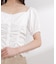 〈a／mie〉パフスリーブドロストブラウス 26SS