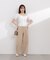 〈a／mie〉ワイドバレルパンツ 26SS