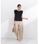 〈a／mie〉ワイドバレルパンツ 26SS
