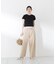 〈a／mie〉ワイドバレルパンツ 26SS