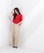 〈a／mie〉ワイドバレルパンツ 26SS