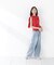 〈a／mie〉ワイドバレルパンツ 26SS