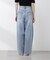 〈a／mie〉ワイドバレルパンツ 26SS
