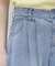 〈a／mie〉ハイウエストタックバギーパンツ 26SS