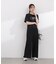 〈a／mie〉バックタックサロペット 26SS