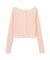 〈a／mie〉前後2wayプリーツカットソーカーディガン 26SS