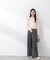 〈a／mie〉前後2wayプリーツカットソーカーディガン 26SS