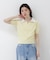 〈a／mie〉レイヤード風ポロニット 26SS