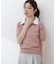 〈a／mie〉レイヤード風ポロニット 26SS