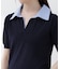 〈a／mie〉レイヤード風ポロニット 26SS