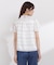 チェックチューリップ袖リボンブラウス 26SS