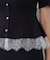 レース付きペプラムニットセット 26SS