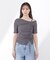 〈a／mie〉アシメドロストカットソー26SS