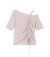 〈a／mie〉アシメドロストカットソー26SS