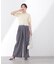 〈a／mie〉エアリーワイドパンツ26SS
