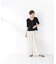 〈a／mie〉エアリーワイドパンツ26SS