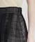 シアーチェックタックスカート