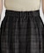 シアーチェックタックスカート