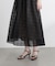 シアーチェックタックスカート
