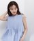 〈a／mie〉ピンタックフレアーブラウス26SS