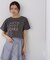 短丈ロゴTシャツ