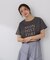 短丈ロゴTシャツ