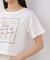 短丈ロゴTシャツ