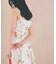 ボタニカル花柄キャミワンピース